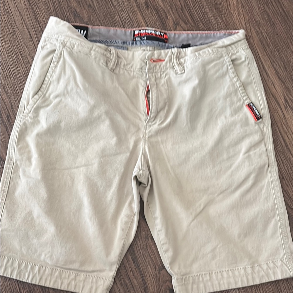 Superdry Men's Tan Slim Shorts